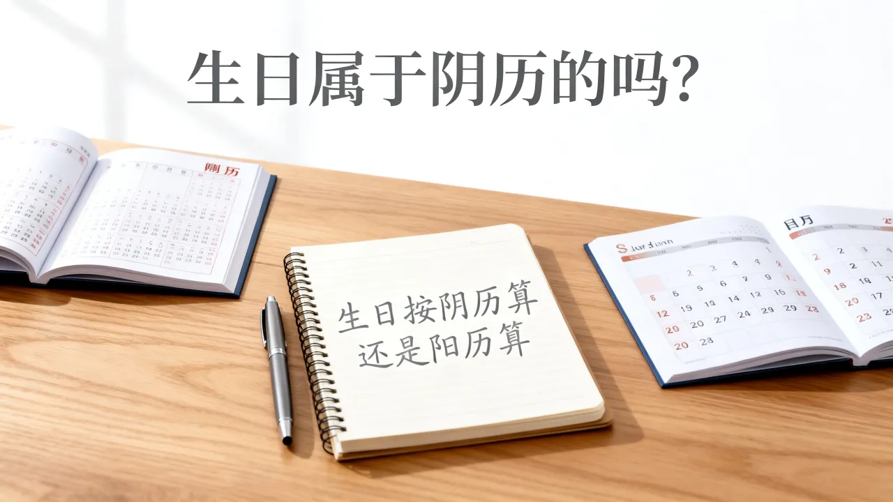 生日属于阴历的吗？生日按阴历算还是阳历算