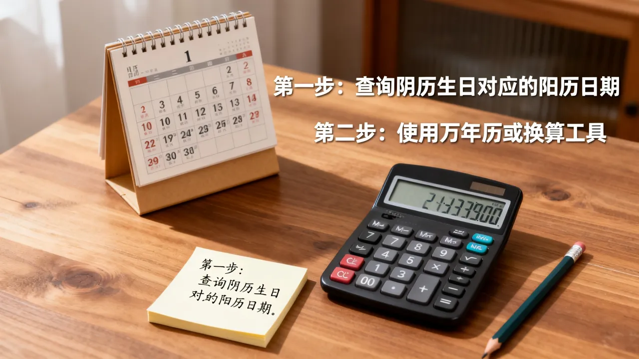 怎么算阴历的生日，怎么把阴历生日换算成阳历生日