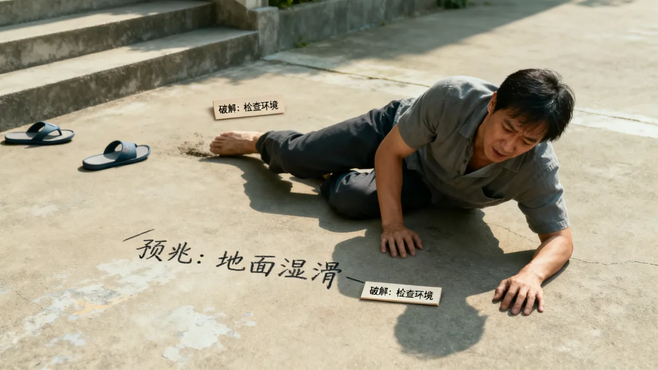 下午摔跤吉凶怎么看，下午摔跤有什么预兆和破解方法