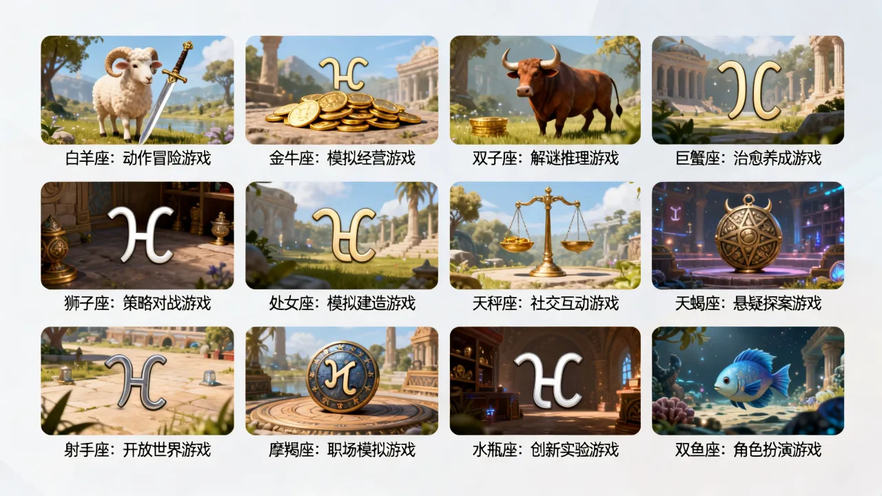 十二星座相关游戏有哪些好玩的,十二星座适合玩什么游戏推荐 十二星座相关游戏有哪些好玩的,十二星座适合玩什么游戏推荐