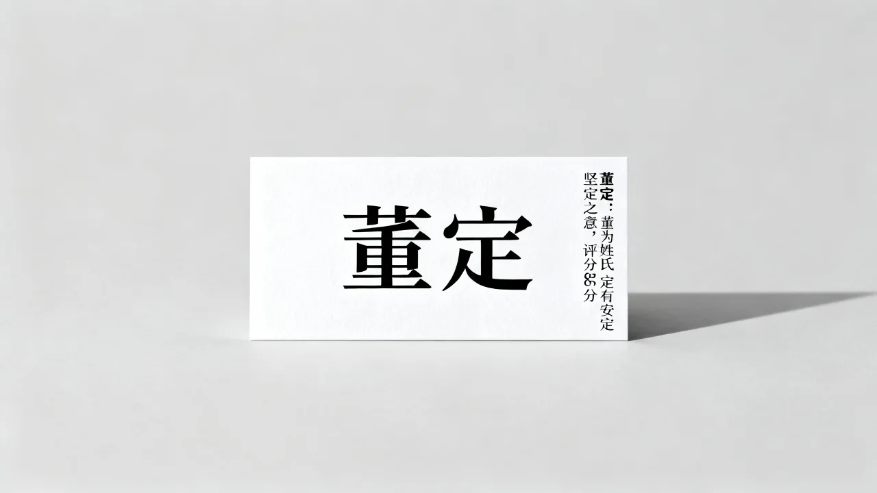 给宝宝起名董定什么样,董定名字寓意和评分好不好? 给宝宝起名董定什么样,董定名字寓意和评分好不好?