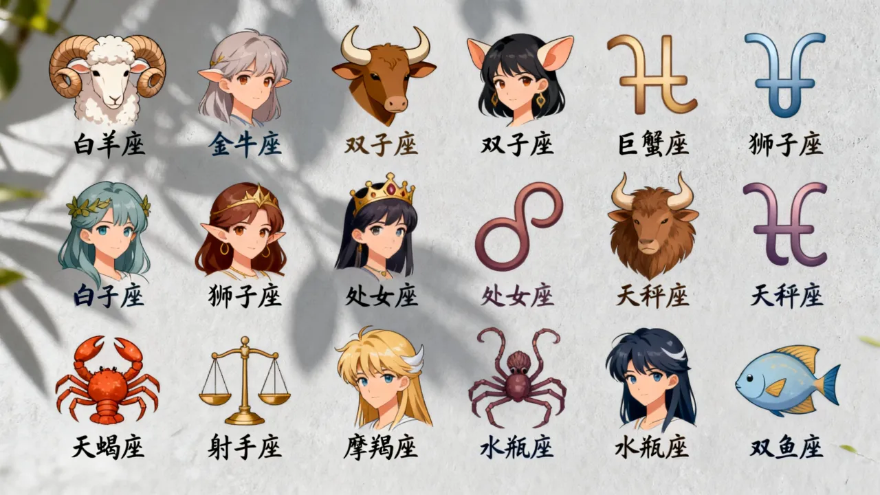 动漫十二星座手绘图片有哪些,十二星座手绘图片大全 动漫十二星座手绘图片有哪些,十二星座手绘图片大全