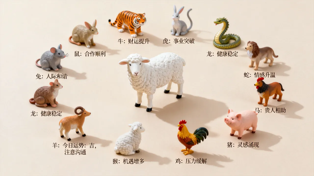 属羊人遇每个生肖的运势如何,属羊今天的运势怎么样? 属羊人遇每个生肖的运势如何,属羊今天的运势怎么样?