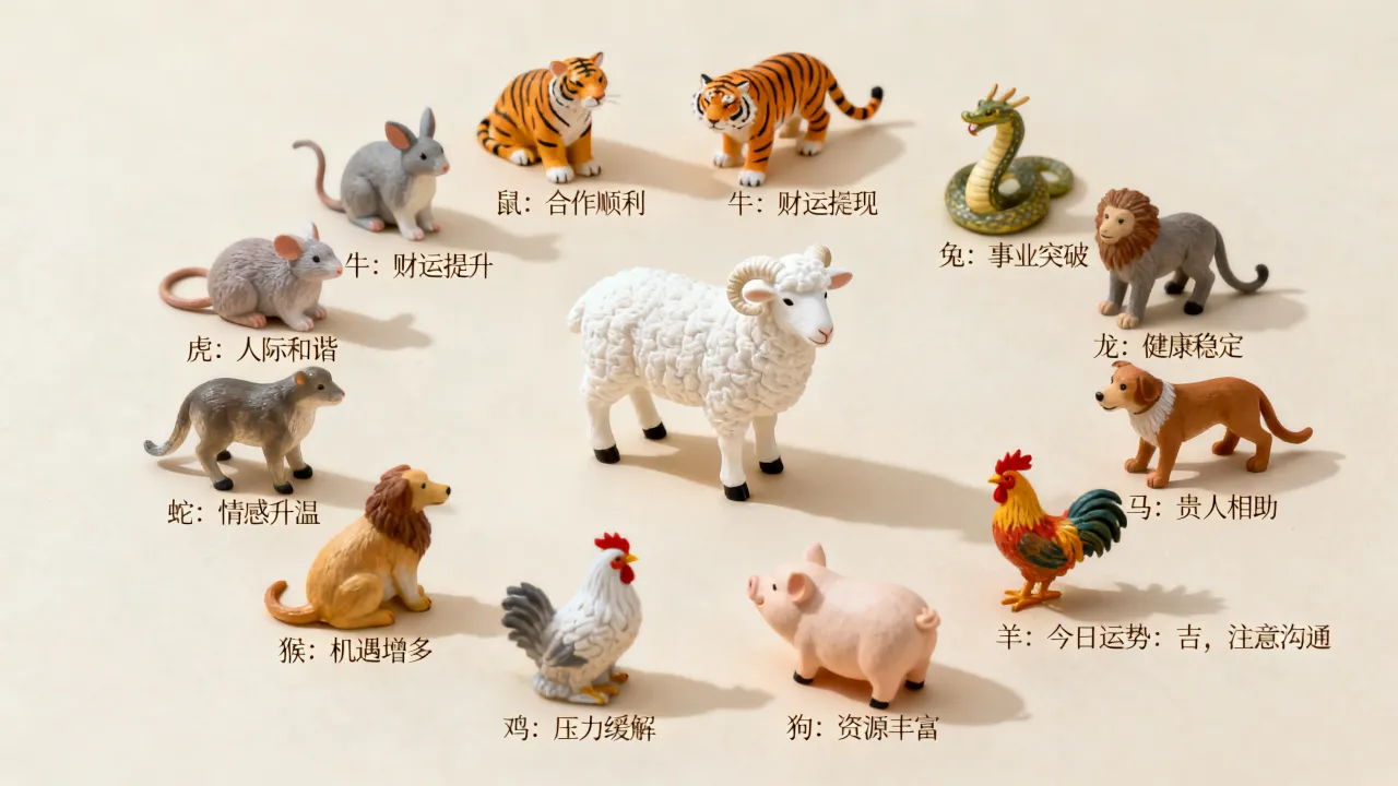 属羊人遇每个生肖的运势如何,属羊今天的运势怎么样? 属羊人遇每个生肖的运势如何,属羊今天的运势怎么样?