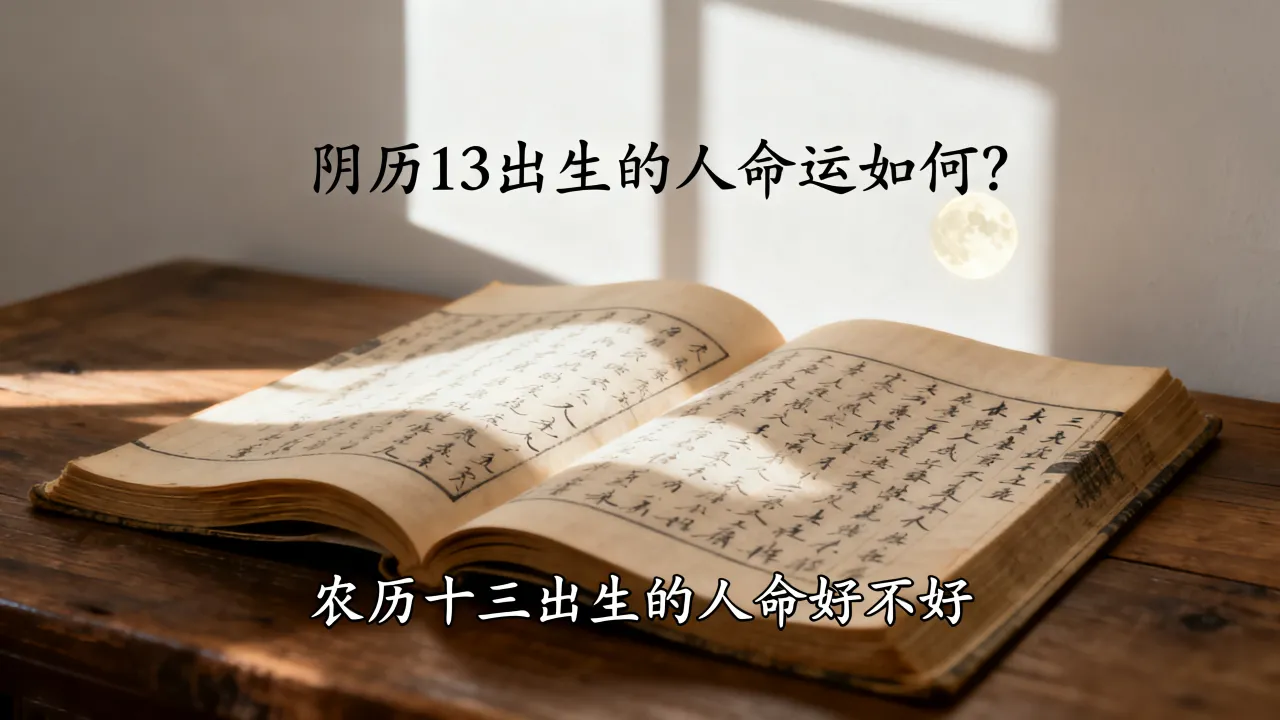 阴历13出生的人命运如何?农历十三出生的人命好不好 阴历13出生的人命运如何?农历十三出生的人命好不好