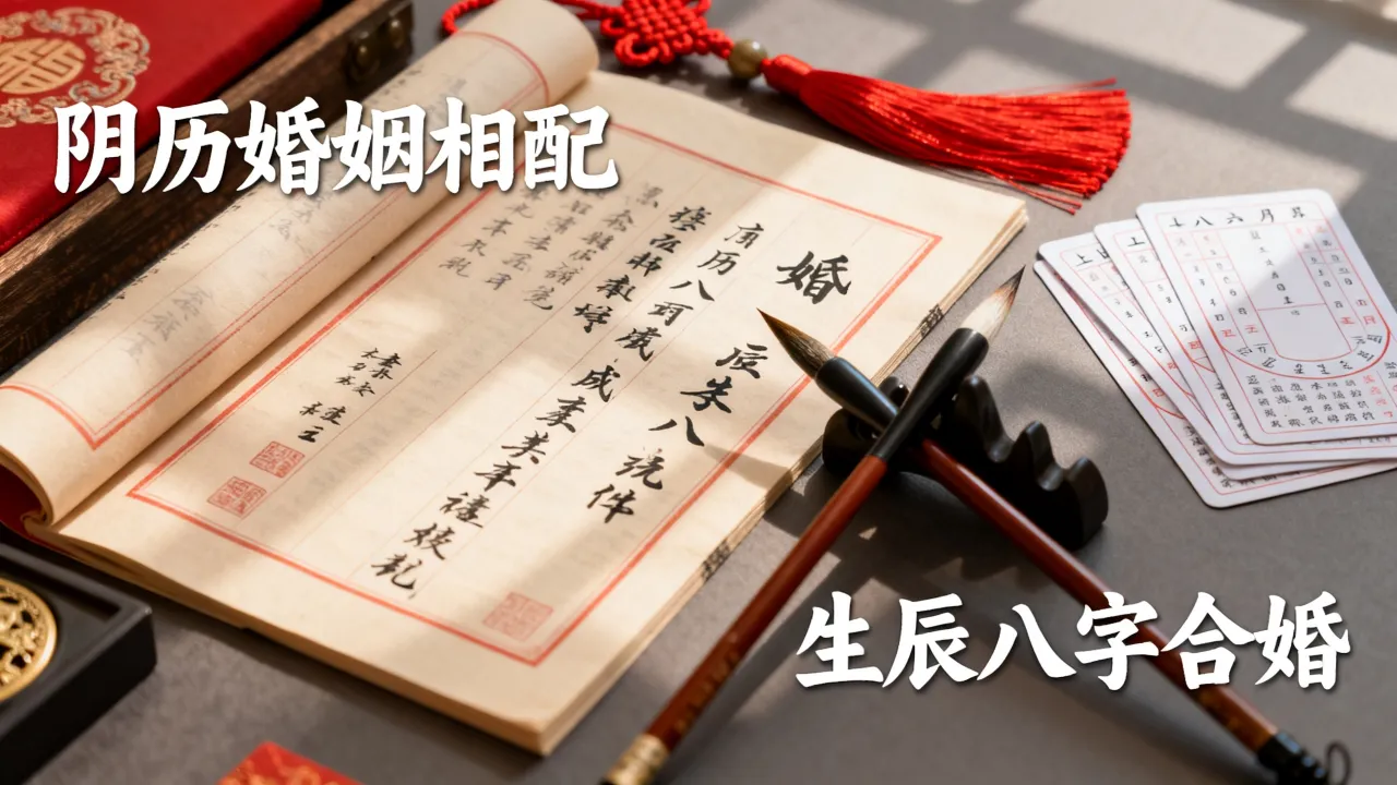 阴历婚姻相配真的准吗？，阴历生辰八字合婚配对怎么查