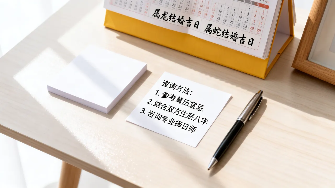 属龙的结婚吉日和属蛇的结婚吉日有哪些，怎么查询？