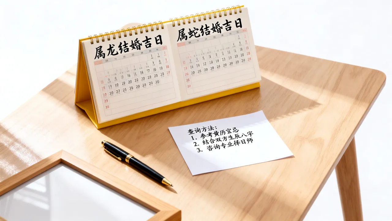 属龙的结婚吉日和属蛇的结婚吉日有哪些,怎么查询? 属龙的结婚吉日和属蛇的结婚吉日有哪些,怎么查询?