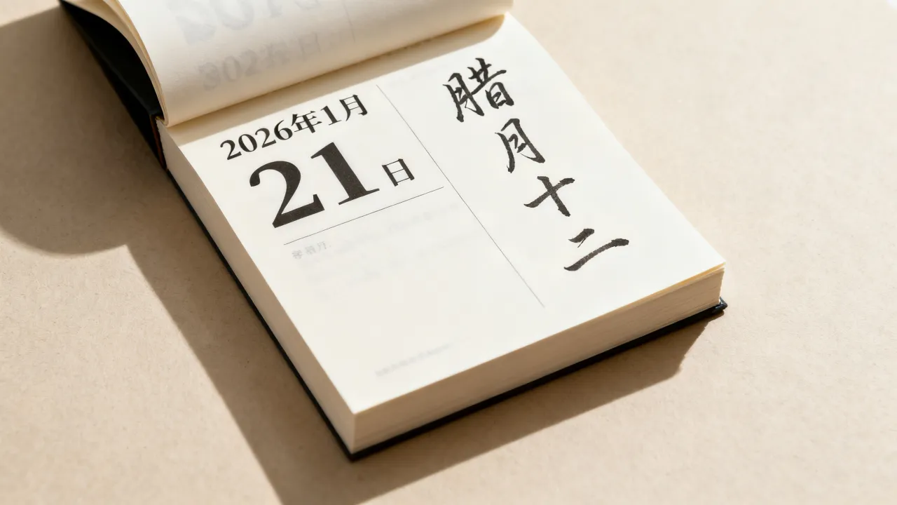 1月21号阴历是多少？2026年1月21日农历几月几号