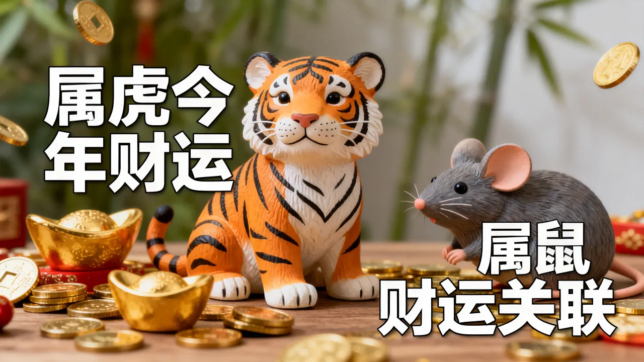 十二生肖属虎今年的财运如何，属虎的人会给属鼠的人带来财运吗？