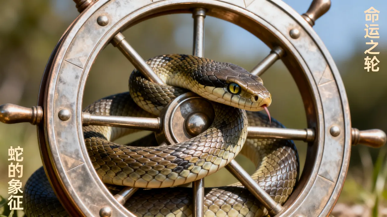 命运之轮中的蛇代表什么含义,命运之轮蛇象征什么 命运之轮中的蛇代表什么含义,命运之轮蛇象征什么