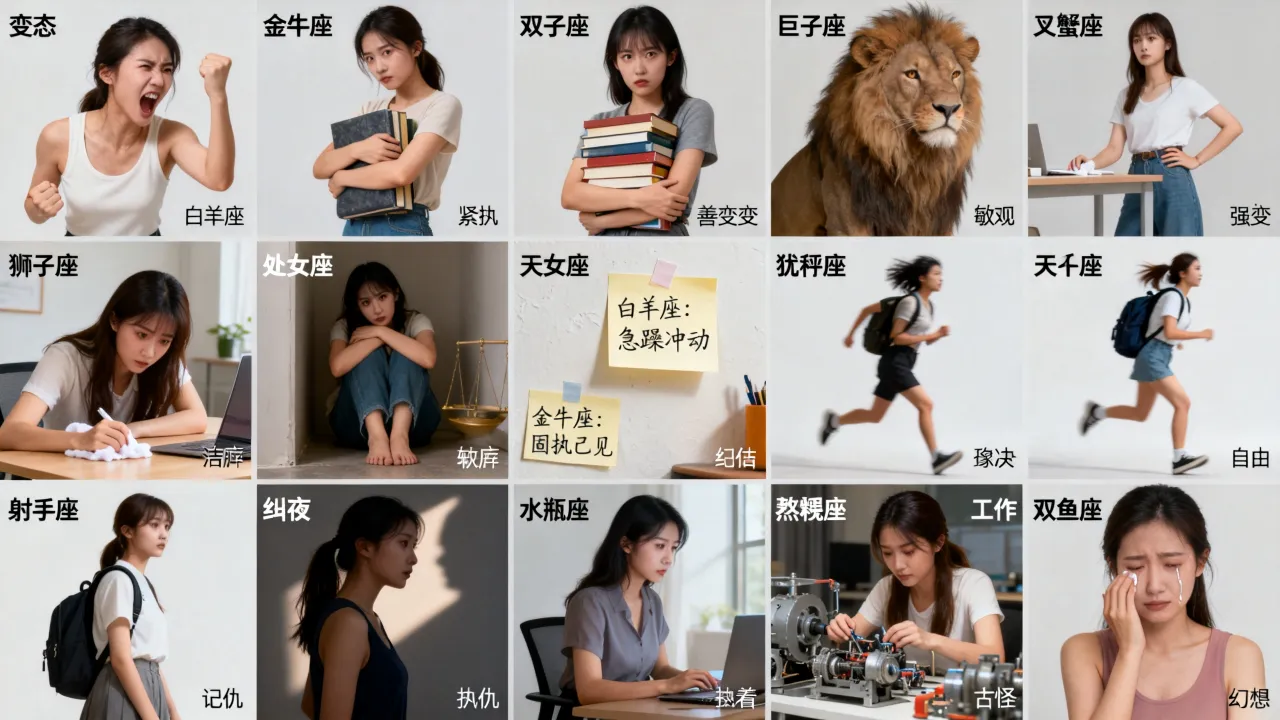 十二星座女变态有哪些表现？十二星座女谁最变态