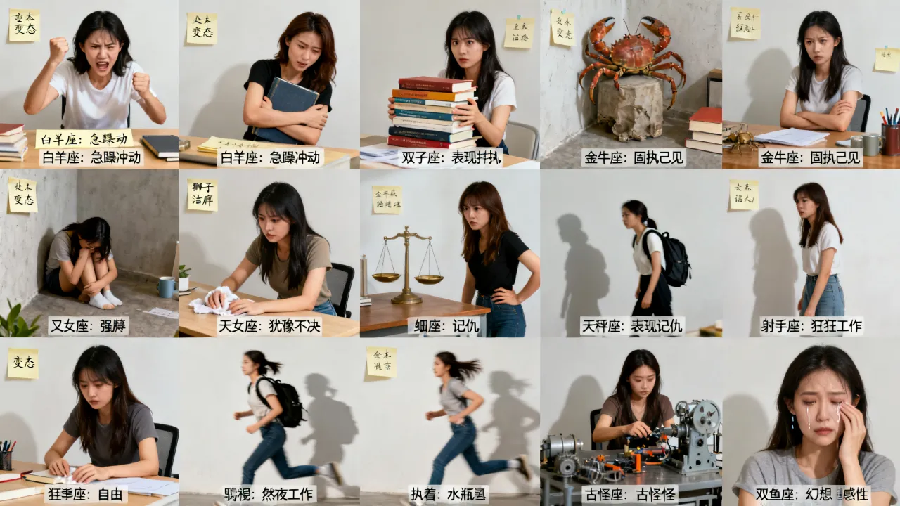十二星座女变态有哪些表现？十二星座女谁最变态
