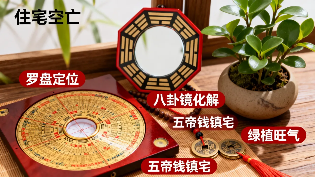 住宅空亡怎么看吉凶图，住宅空亡最灵的化解方法有哪些？