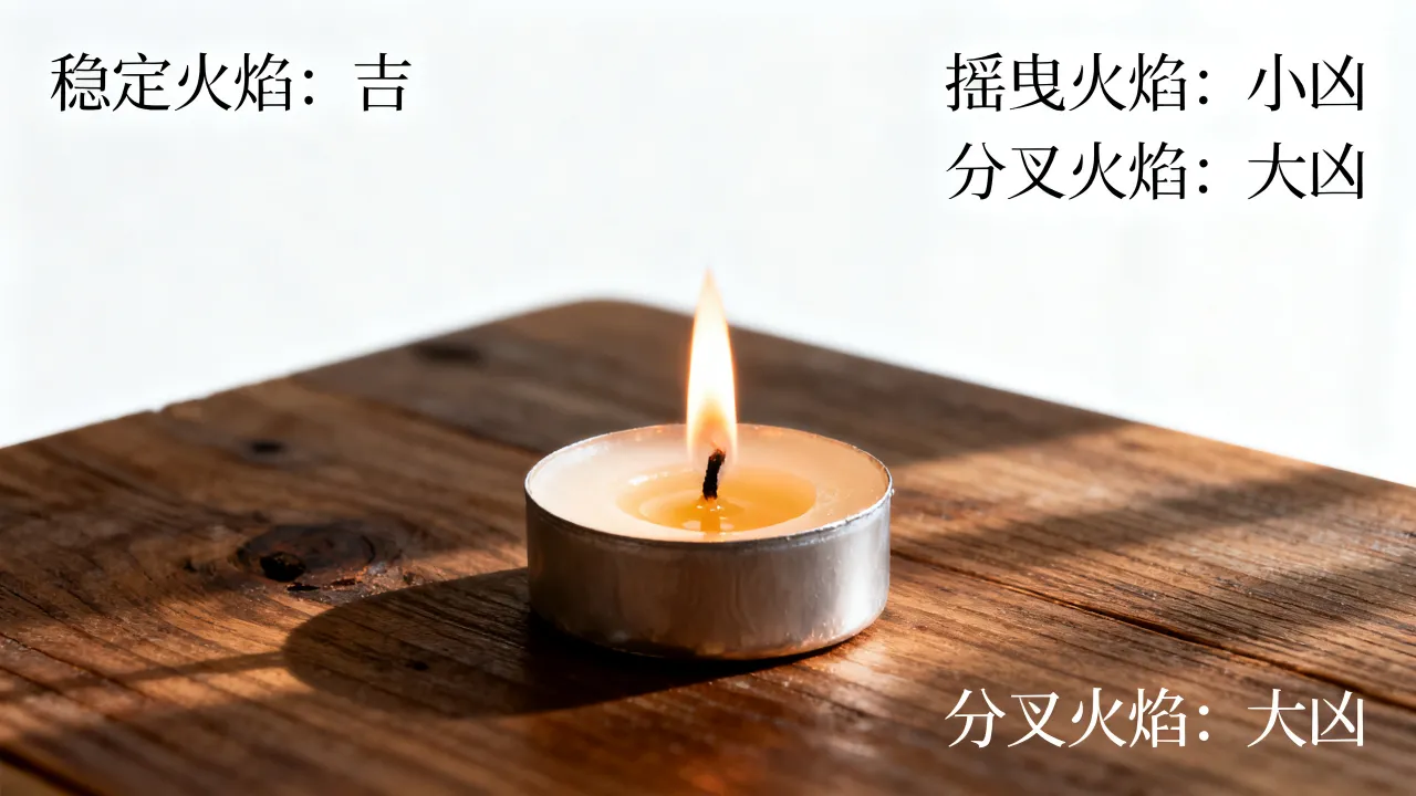 点蜡看吉凶图怎么看,蜡烛火焰吉凶图解怎么看 点蜡看吉凶图怎么看,蜡烛火焰吉凶图解怎么看