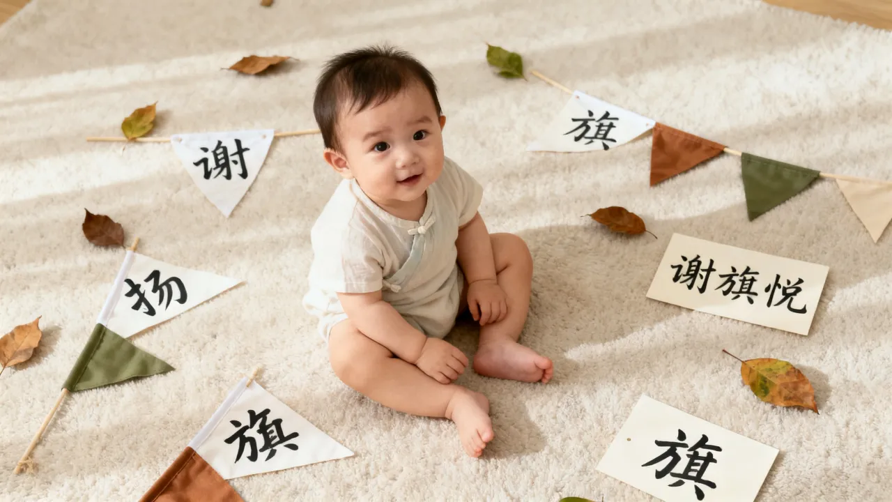 宝宝起名谢什么旗好听，谢姓宝宝带旗字取名有什么寓意？