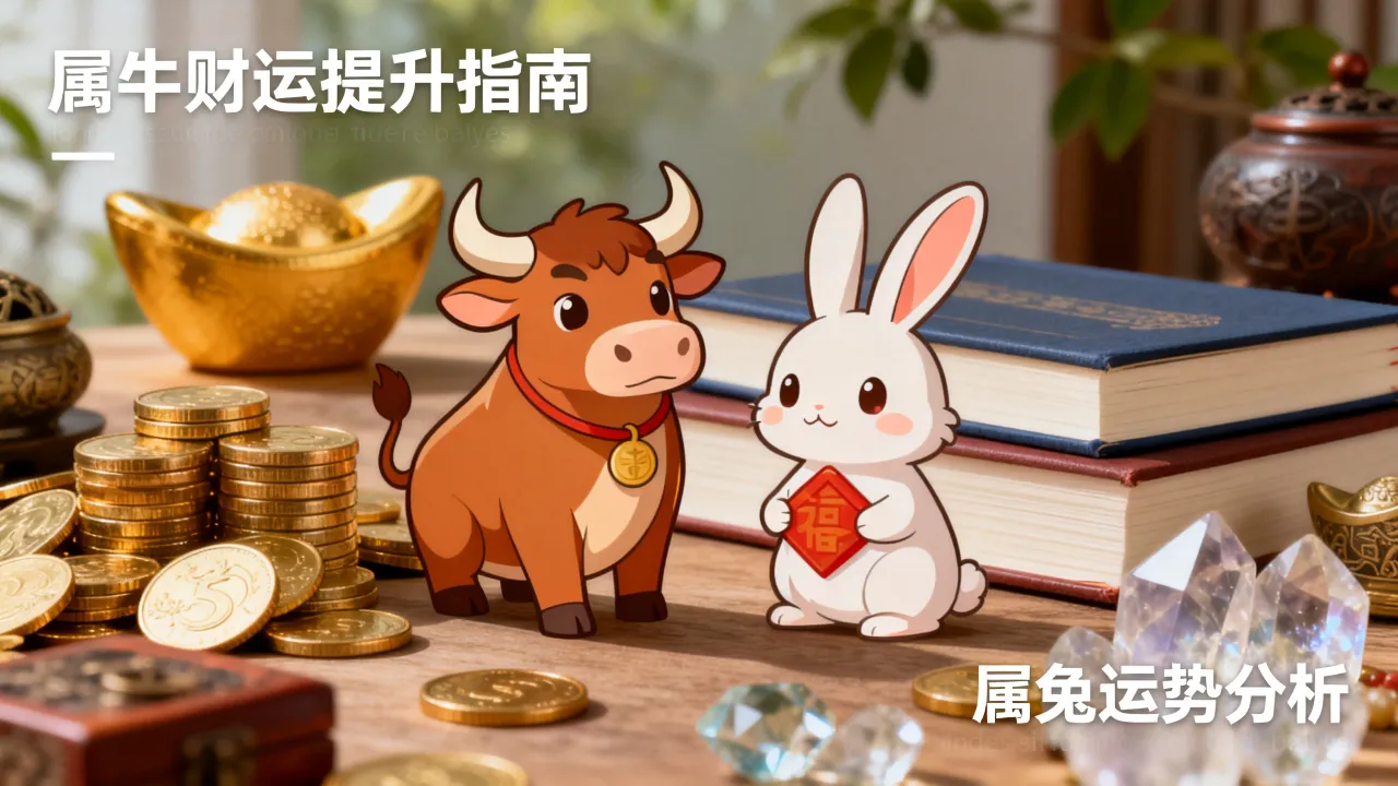 属牛人今年财运如何提升?属兔今年运势怎么样,属牛兔年财运详解 属牛人今年财运如何提升?属兔今年运势怎么样,属牛兔年财运详解