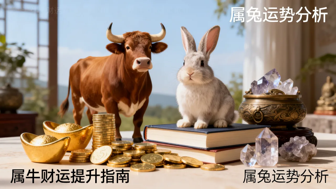 属牛人今年财运如何提升？属兔今年运势怎么样，属牛兔年财运详解