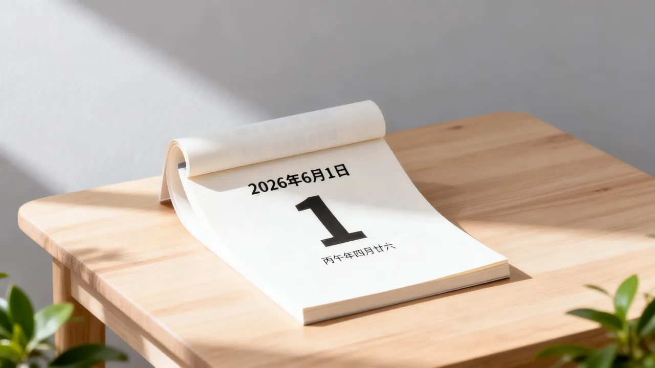 6月1号阴历多少号,2026年6月1日农历是几月几号 6月1号阴历多少号,2026年6月1日农历是几月几号