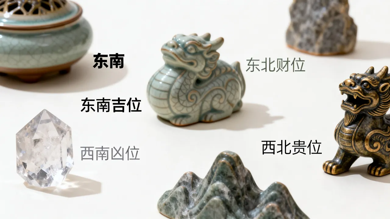 怎么测摆件朝向吉凶图？摆件吉祥方位判断方法