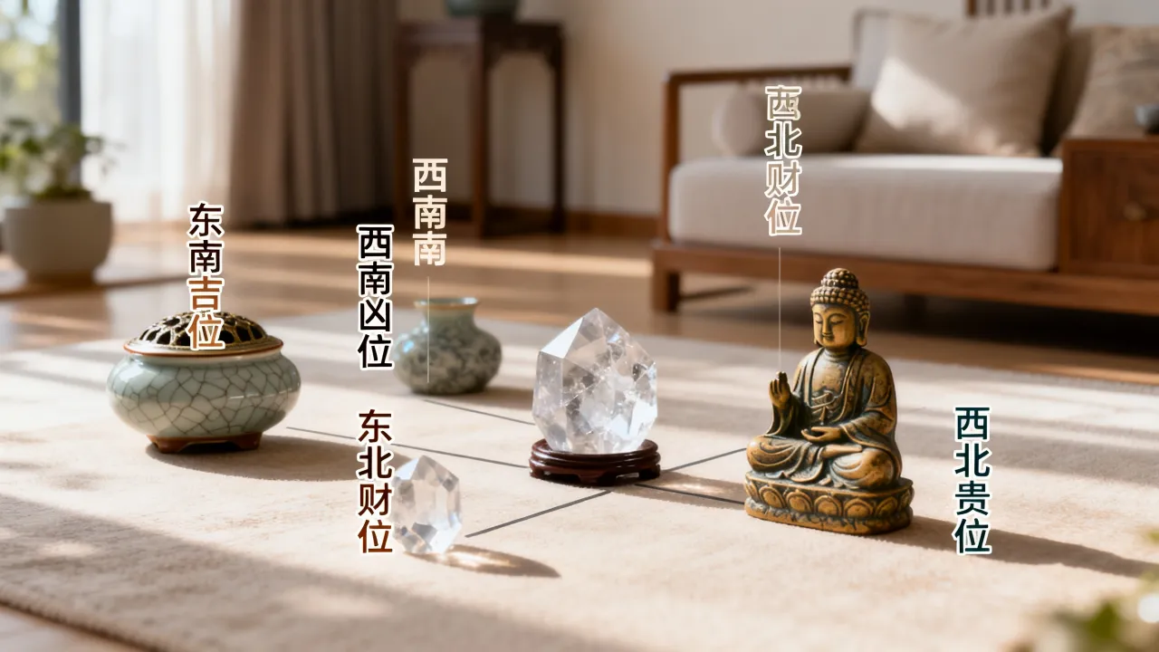 怎么测摆件朝向吉凶图？摆件吉祥方位判断方法