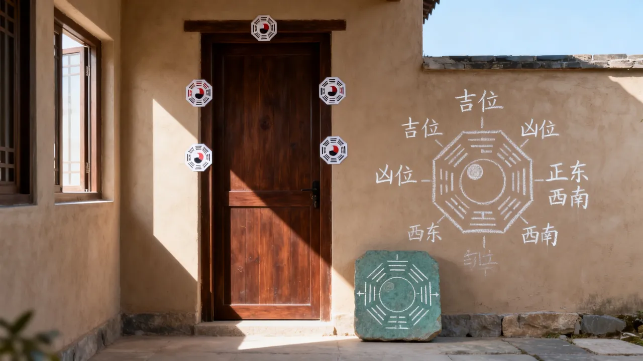 八卦看大门吉凶怎么看,住宅大门风水吉凶方位图解? 八卦看大门吉凶怎么看,住宅大门风水吉凶方位图解?