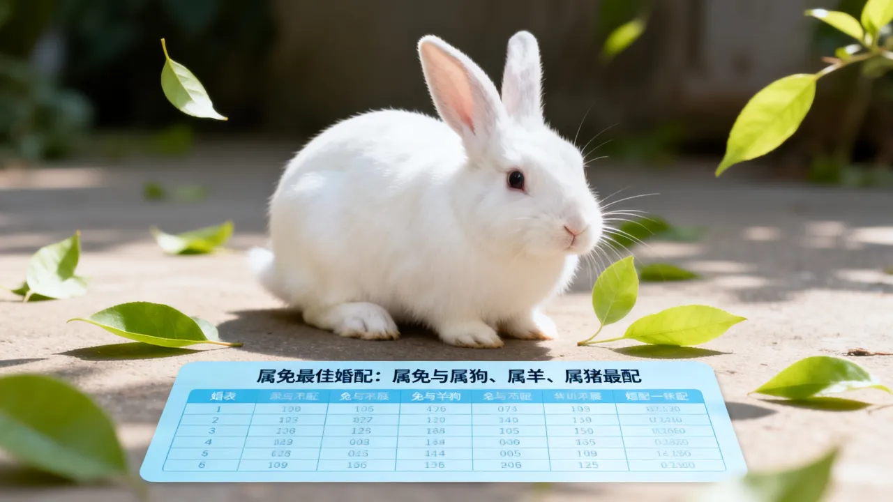 属兔婚姻配对最好是什么？属兔最佳婚配表详解，属兔和什么属相最配