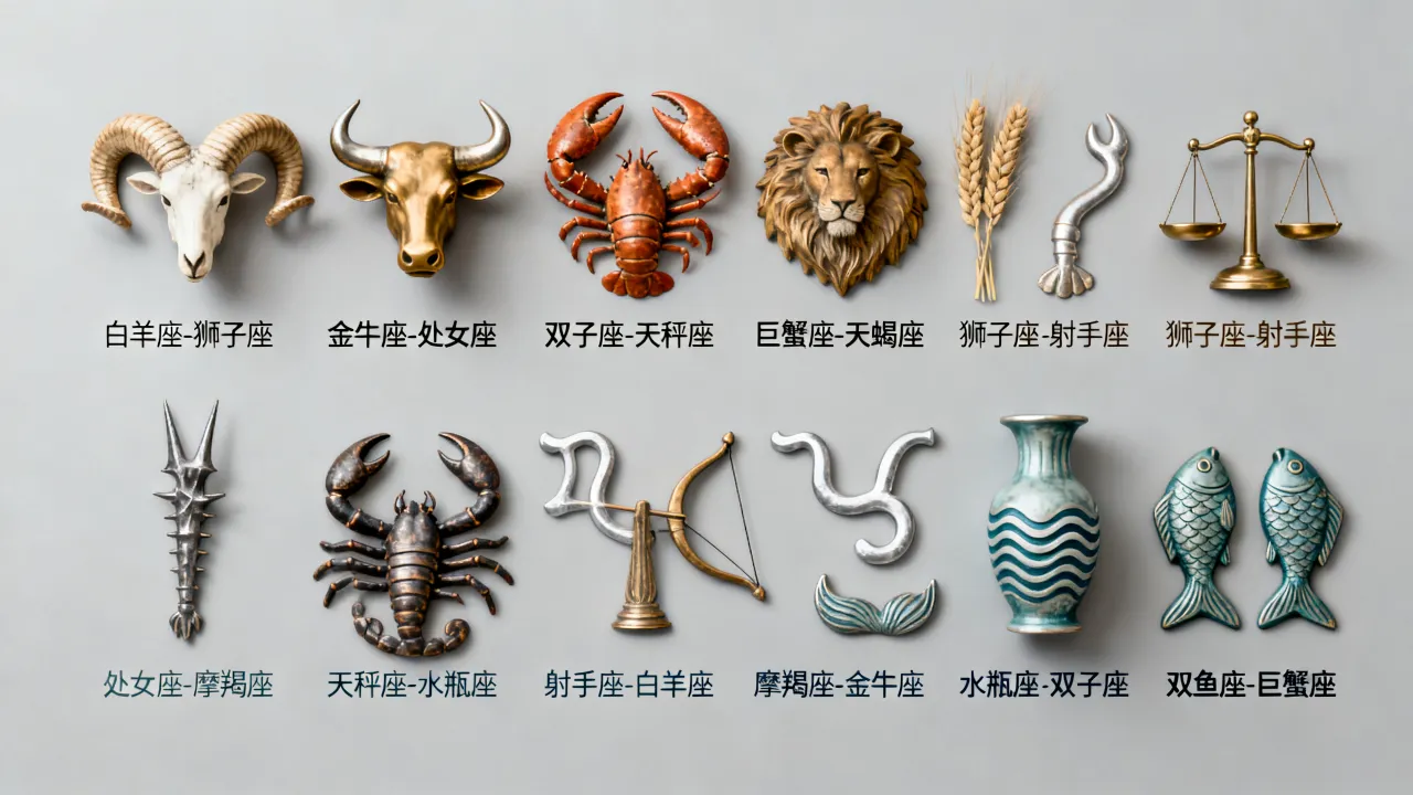 十二星座最配对是真的吗，十二星座最配对的星座是谁