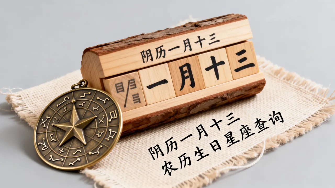 阴历一月十三什么星座，农历生日是什么星座呢