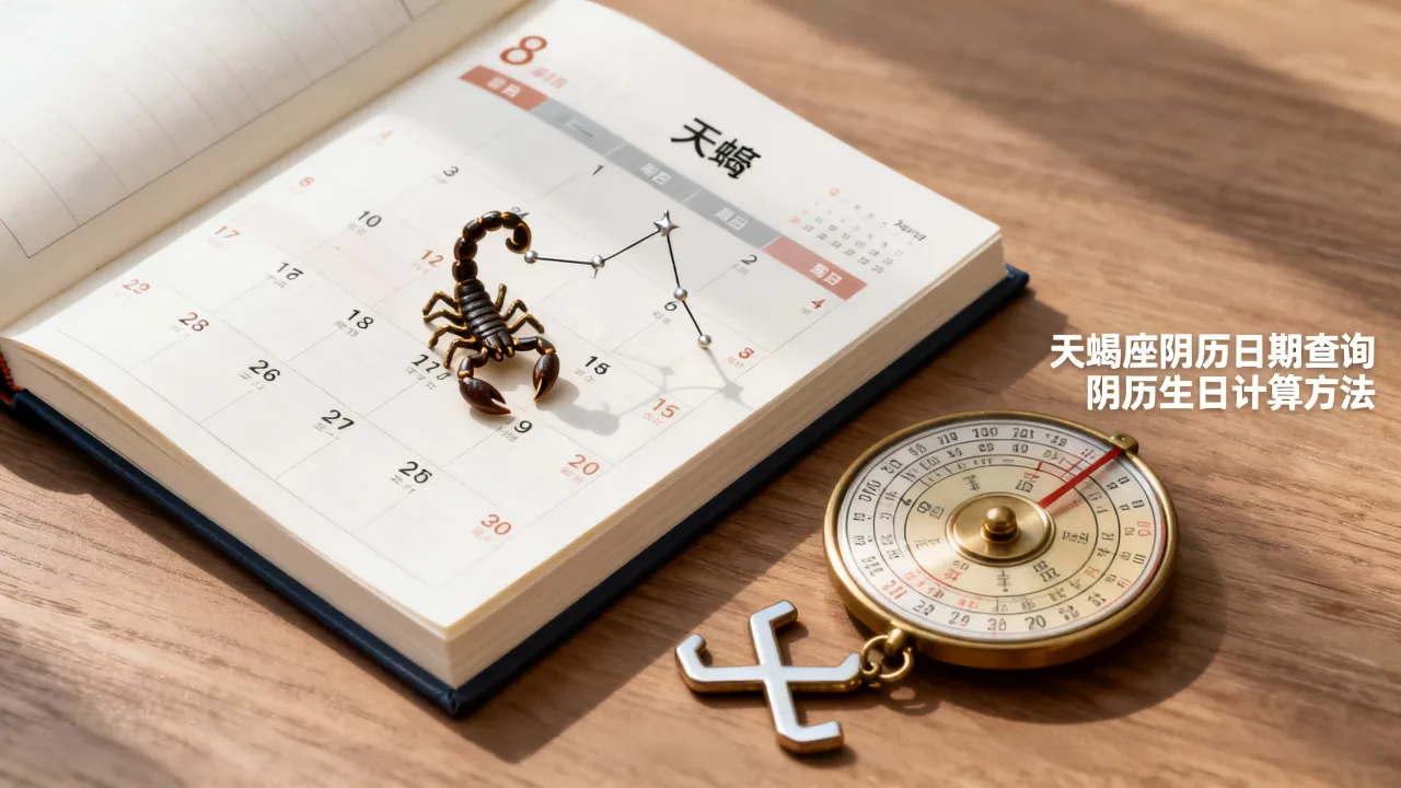 天蝎座阴历日期是几月几号,阴历生日怎么算? 天蝎座阴历日期是几月几号,阴历生日怎么算?
