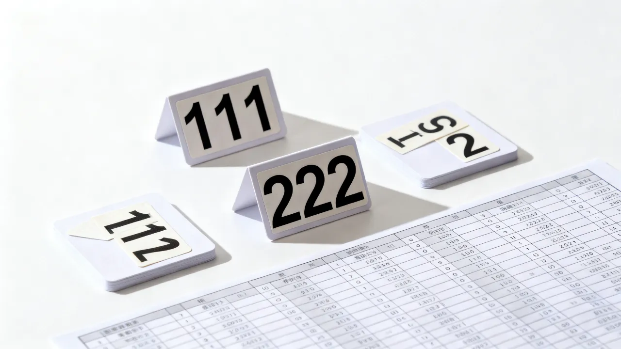 数字遇数字吉凶怎么算？数字组合吉凶对照表详解