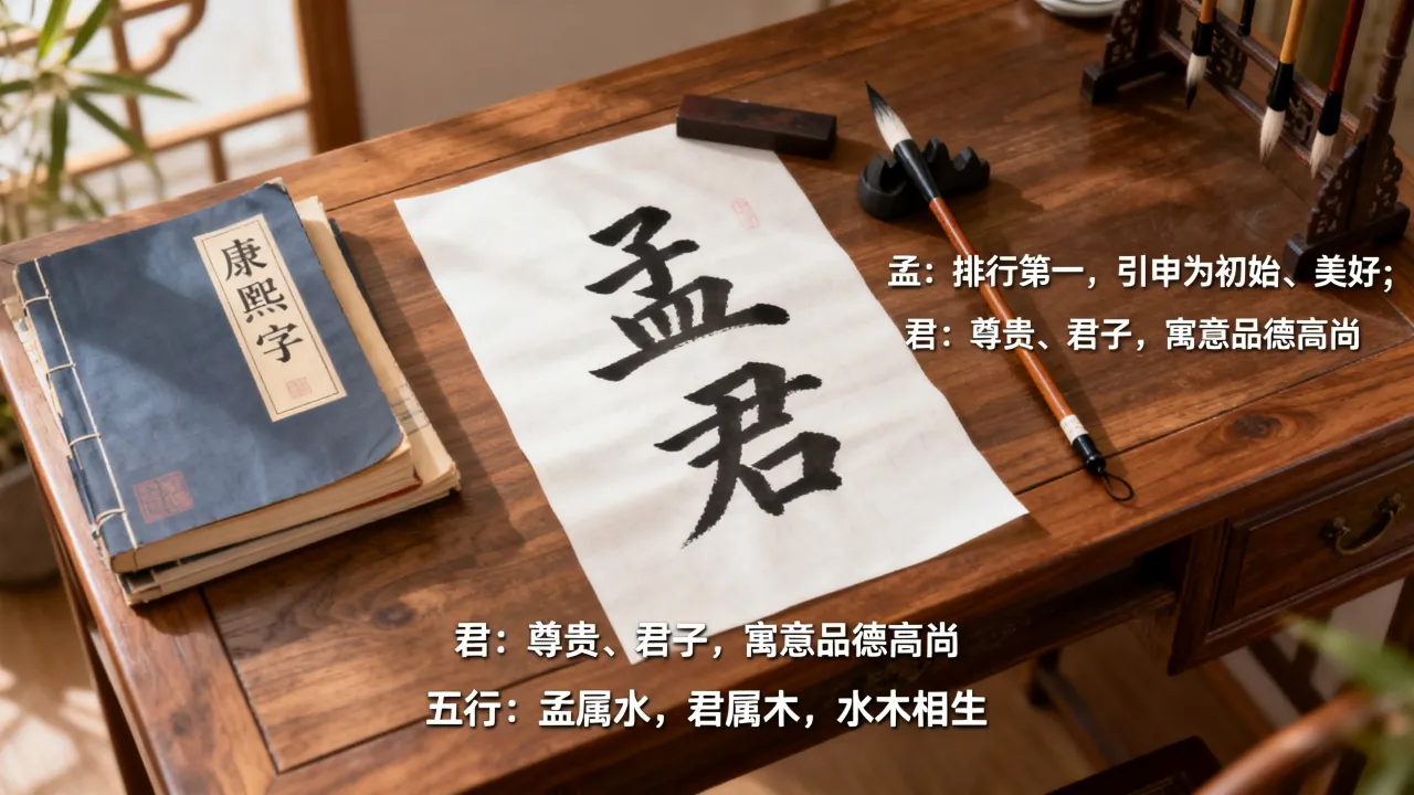 宝宝起名孟君怎么样,孟君这个名字的寓意和五行是什么? 宝宝起名孟君怎么样,孟君这个名字的寓意和五行是什么?