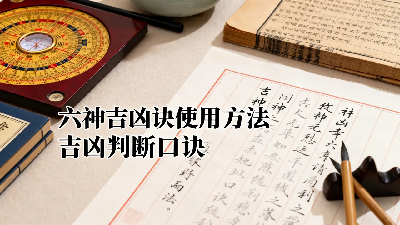 六神吉凶诀怎么用，六神吉凶诀正确使用方法与吉凶判断口诀详解