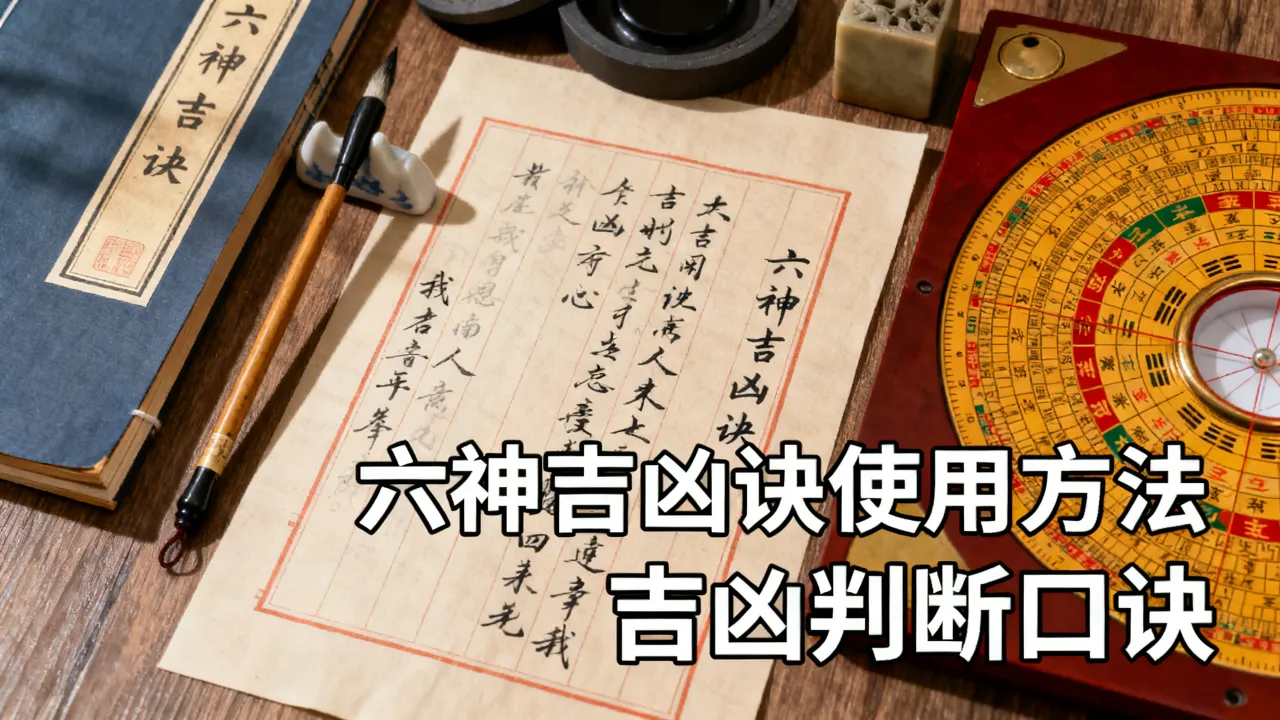 六神吉凶诀怎么用，六神吉凶诀正确使用方法与吉凶判断口诀详解