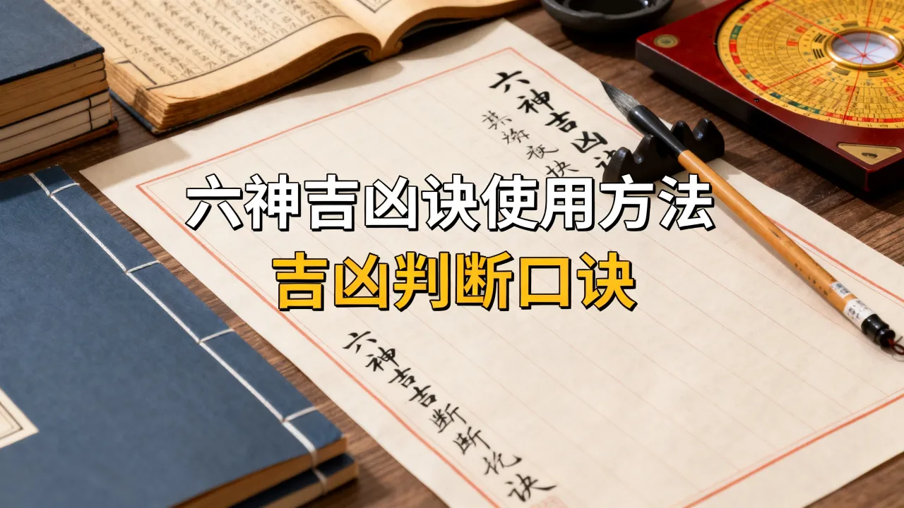 六神吉凶诀怎么用，六神吉凶诀正确使用方法与吉凶判断口诀详解