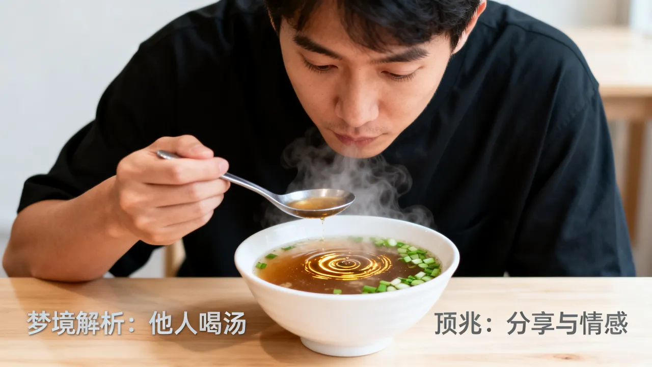 梦见别人喝汤是什么意思?梦见别人喝汤有何预兆,是吉是凶? 梦见别人喝汤是什么意思?梦见别人喝汤有何预兆,是吉是凶?