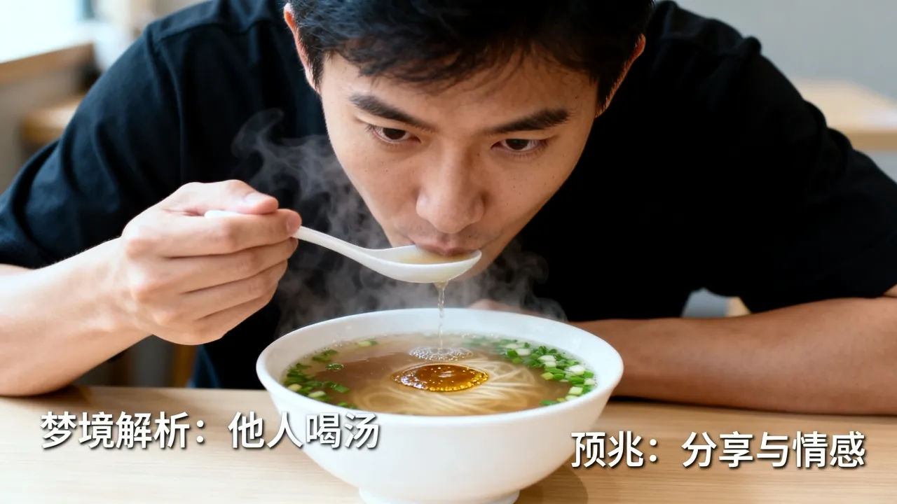 梦见别人喝汤是什么意思?梦见别人喝汤有何预兆,是吉是凶? 梦见别人喝汤是什么意思?梦见别人喝汤有何预兆,是吉是凶?