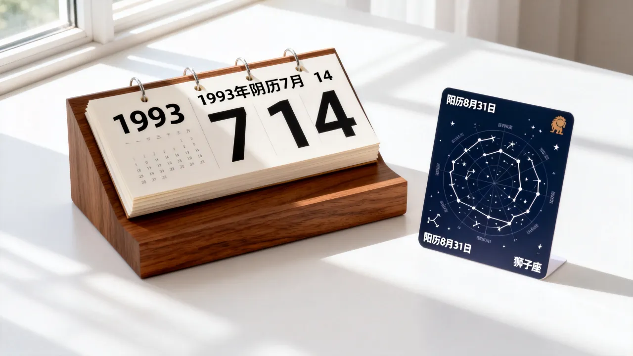 1993年阴历7月14阳历几号,农历七月十四是什么星座 1993年阴历7月14阳历几号,农历七月十四是什么星座