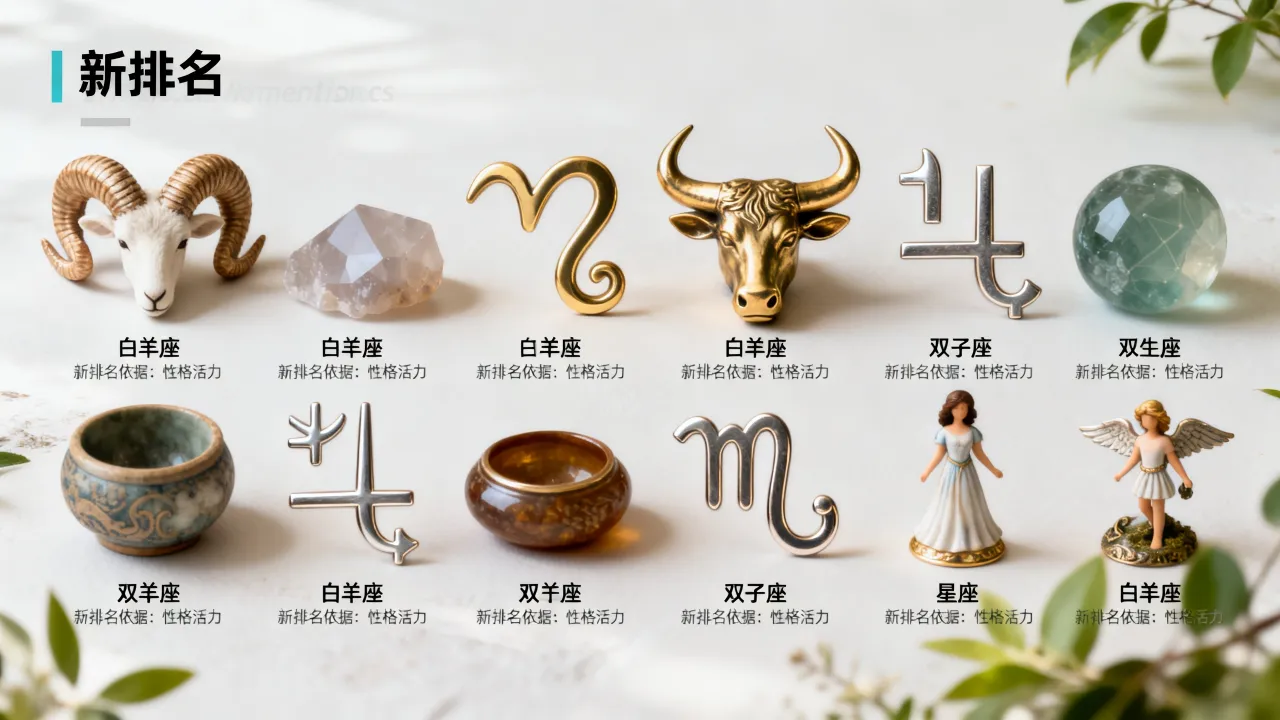 十二星座新排名是什么，最新星座排行依据有哪些？