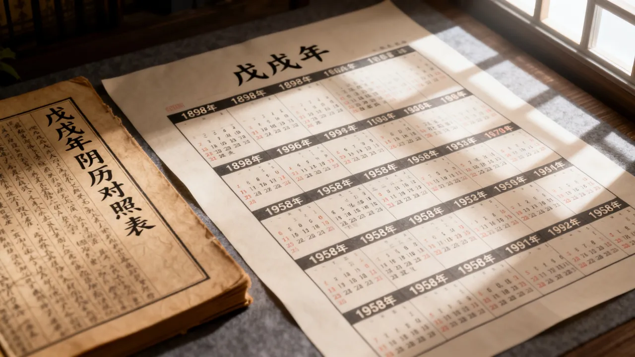 戊戌年阴历是哪一年?戊戌年阴历对照表查询 戊戌年阴历是哪一年?戊戌年阴历对照表查询
