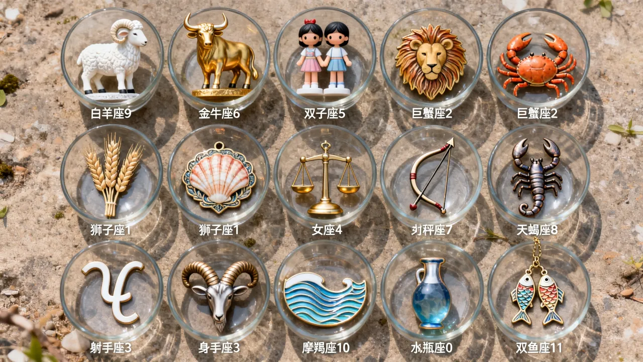十二星座的幸运数字是什么,你的幸运数字是几? 十二星座的幸运数字是什么,你的幸运数字是几?