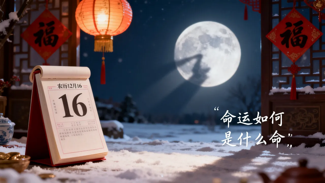 农历12月16的命运如何,农历12月16出生的人是什么命? 农历12月16的命运如何,农历12月16出生的人是什么命?