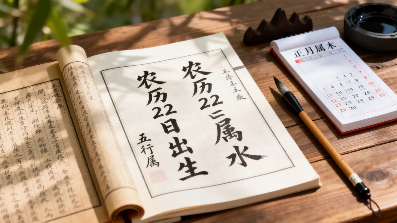 农历22出生五行属什么？农历五行属什么月份查询