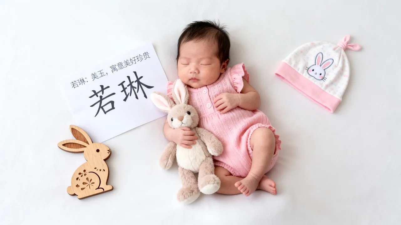 兔宝宝起名若琳怎么样，兔年女宝宝取名若琳好不好