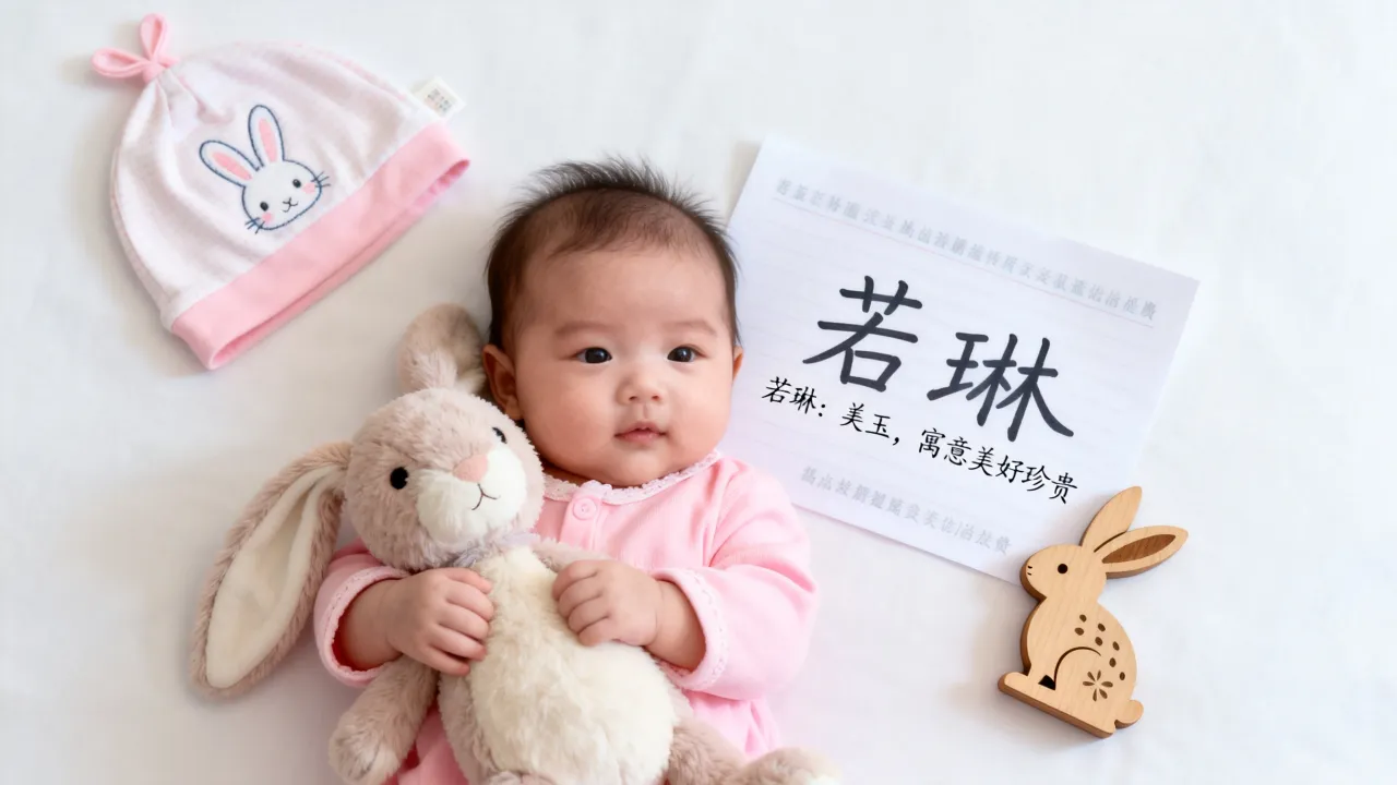 兔宝宝起名若琳怎么样，兔年女宝宝取名若琳好不好