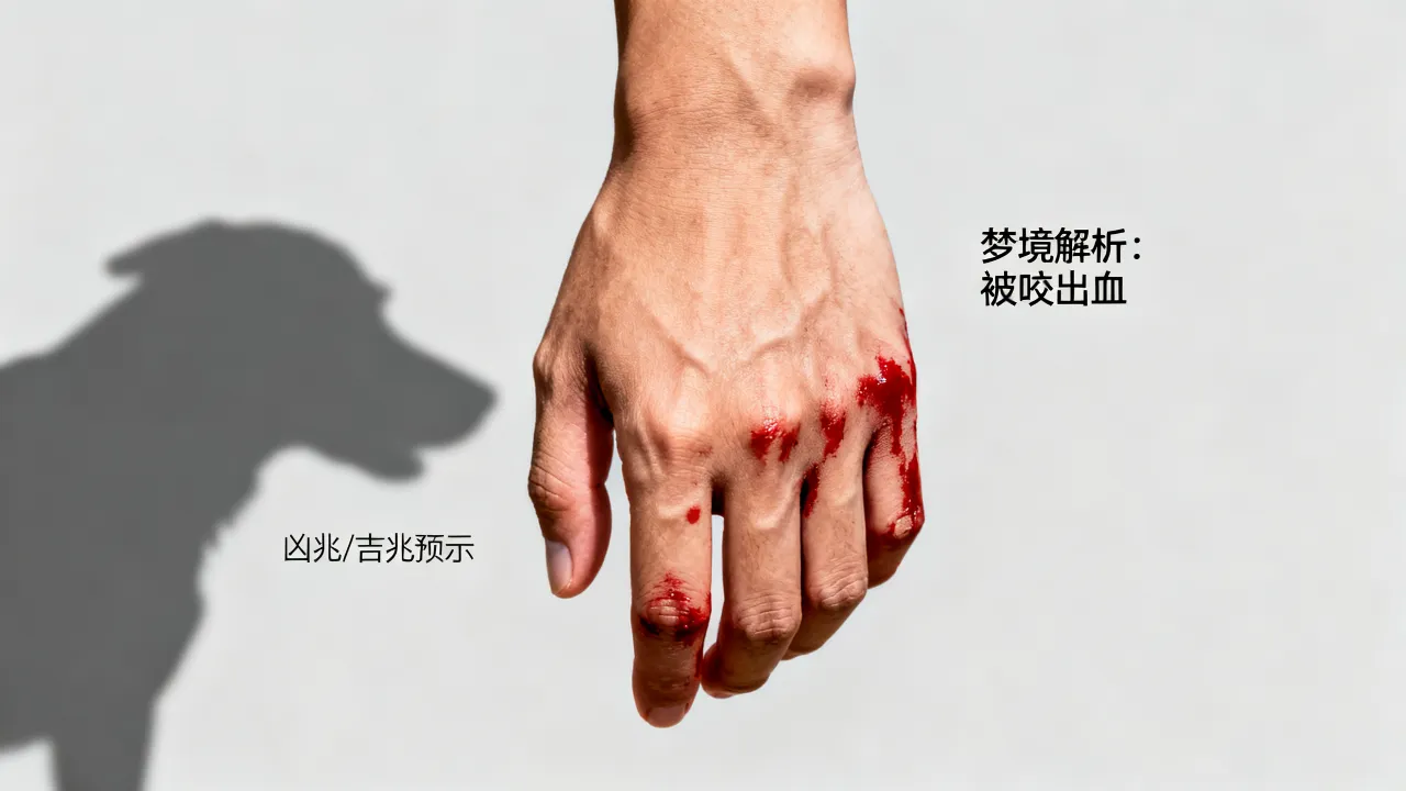 梦到咬人出血是凶兆还是吉兆，梦到被狗咬出血预示什么