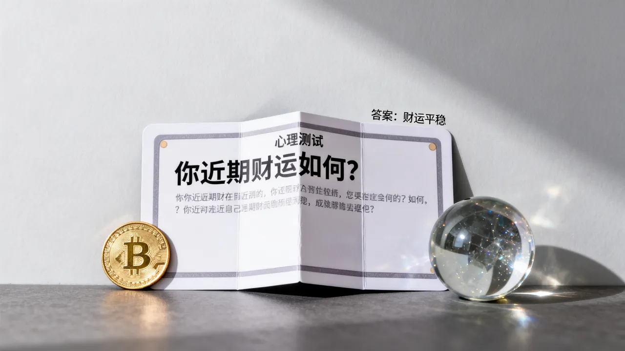 心理测试命运财运真的准吗？测你一生财运命运好不好