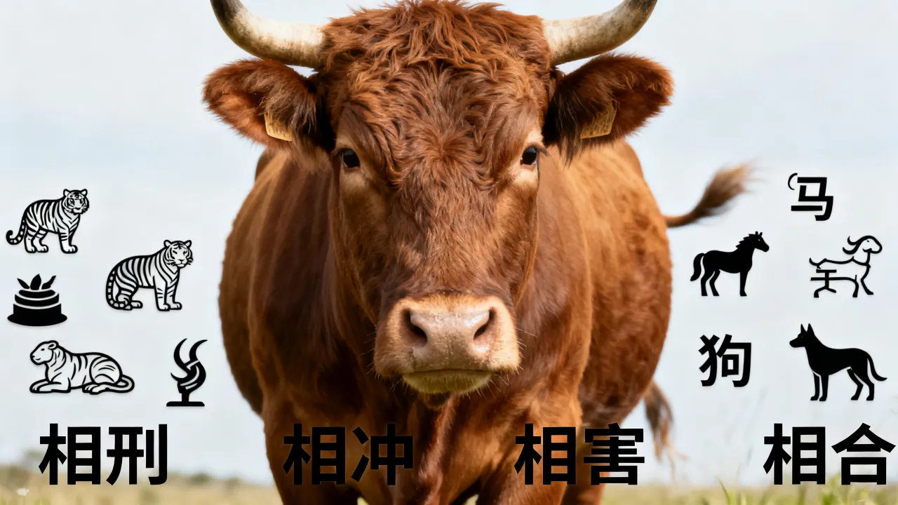属牛人和哪些生肖相刑相冲相害相合?生肖牛相刑查询 属牛人和哪些生肖相刑相冲相害相合?生肖牛相刑查询