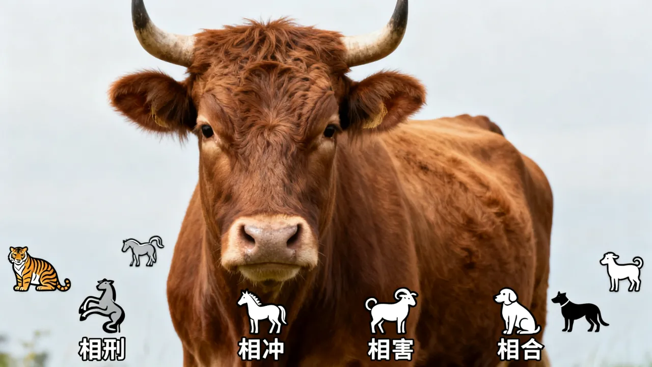 属牛人和哪些生肖相刑相冲相害相合?生肖牛相刑查询 属牛人和哪些生肖相刑相冲相害相合?生肖牛相刑查询