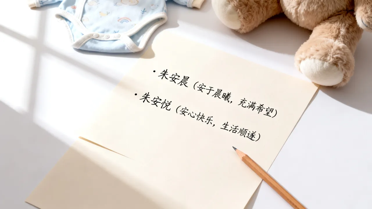 姓朱安的宝宝怎么起名,带安字的名字有哪些好寓意? 姓朱安的宝宝怎么起名,带安字的名字有哪些好寓意?